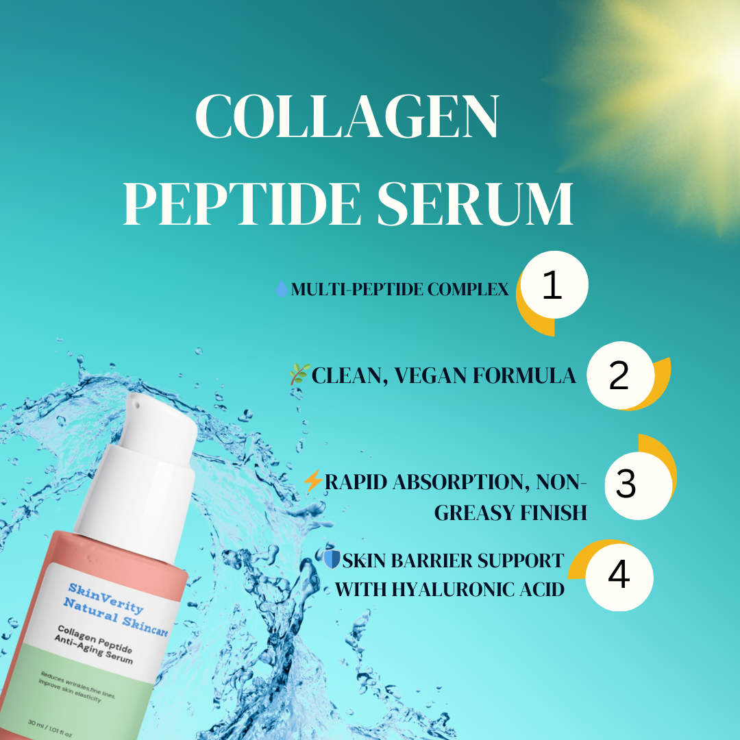 Peptide Anti-Aging Serum – Firm & Smooth Skin | SkinVerity