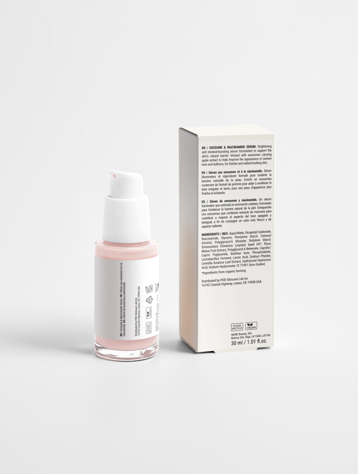 Exosome & Niacinamide Serum Repair Barrier Brighten Skin| SkinVerity
