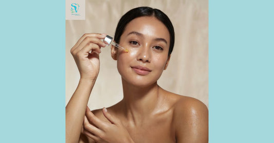 hydrated glowing skin with peptides