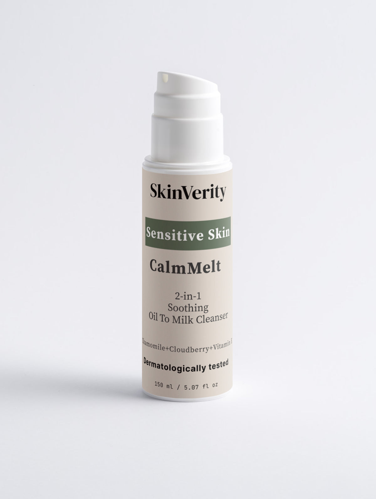 CalmMelt Oil-to-Milk Cleanser for Sensitive Skin | SkinVerity