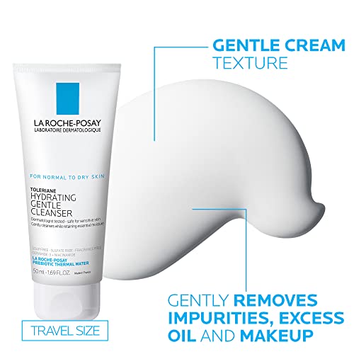 La Roche-Posay Toleriane Double Repair Face Moisturizer | Daily Moisturizer Face Cream with Ceramide and Niacinamide for All Skin Types | Oil Free | Fragrance Free