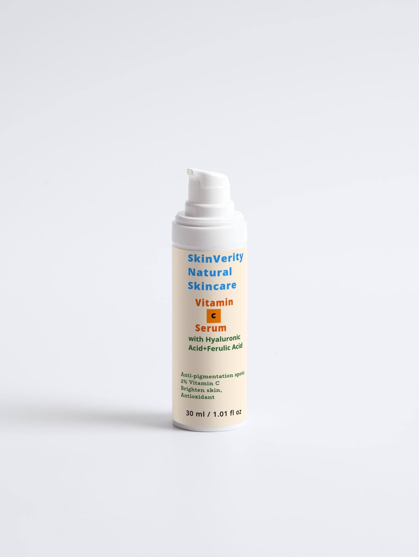 Vitamin C Serum with Hyaluronic & Ferulic Acid – SkinVerity Glow