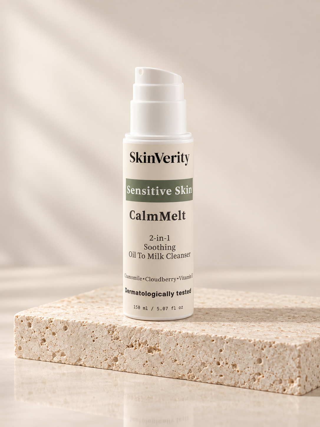 CalmMelt Oil-to-Milk Cleanser for Sensitive Skin | SkinVerity