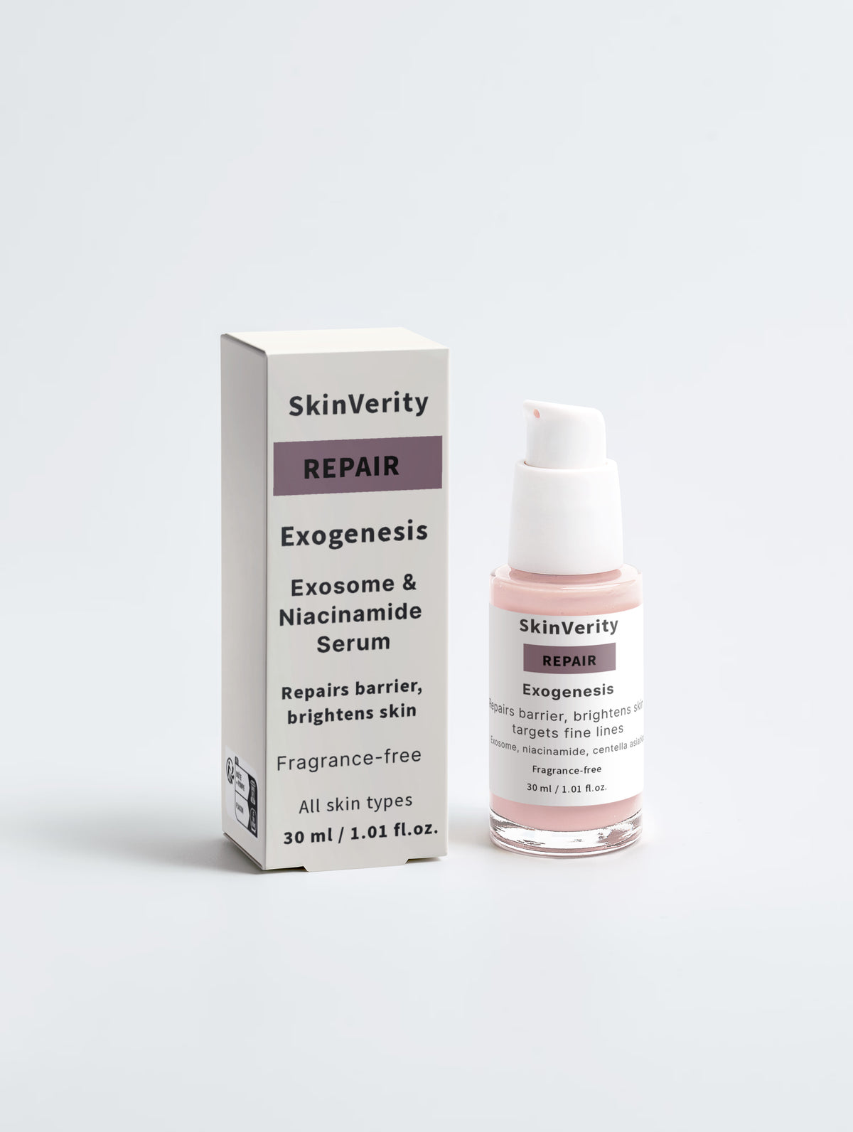 Exosome & Niacinamide Serum Repair Barrier Brighten Skin| SkinVerity