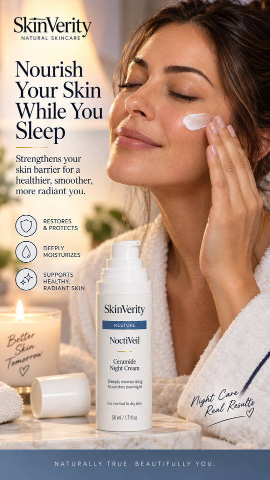 NoctiVeil Ceramide Night Cream for Normal to Dry Skin
