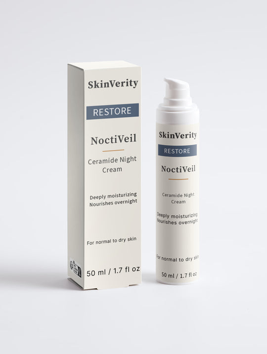 NoctiVeil Ceramide Night Cream for Normal to Dry Skin