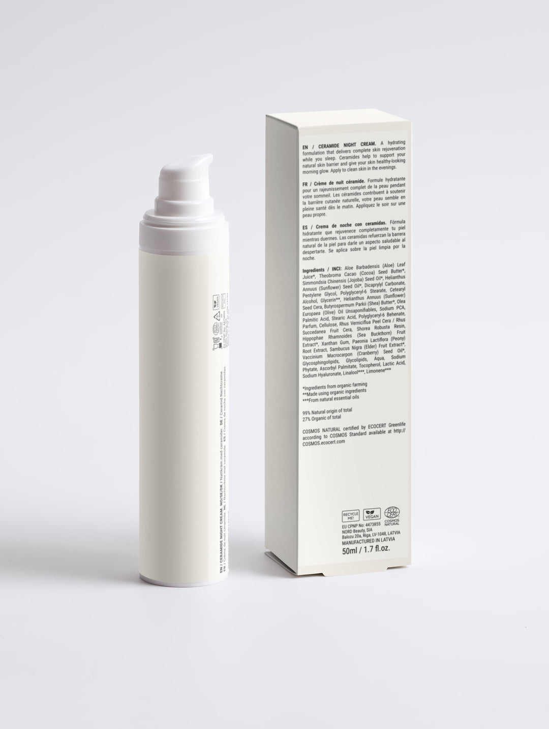 NoctiVeil Ceramide Night Cream for Normal to Dry Skin